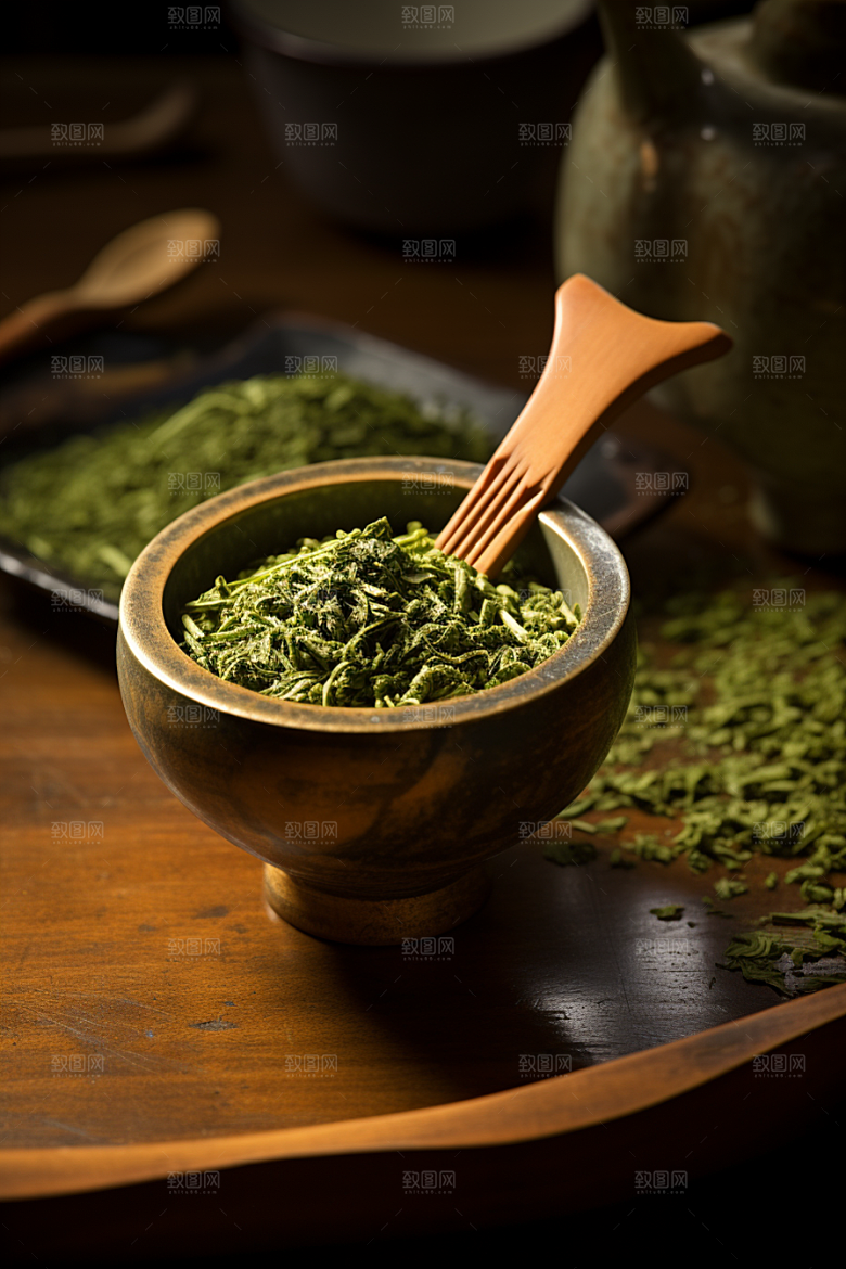 茶叶春天茶园摄影图