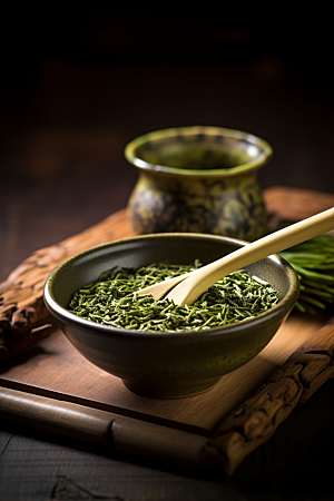 茶叶春茶雨前龙井摄影图