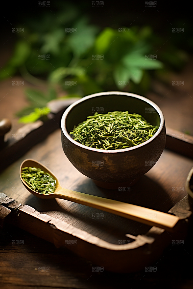 茶叶茶树新茶摄影图