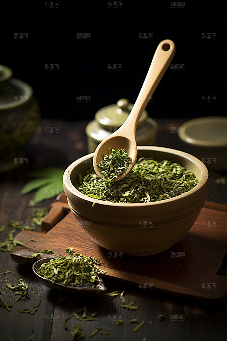 茶叶茶山清新摄影图