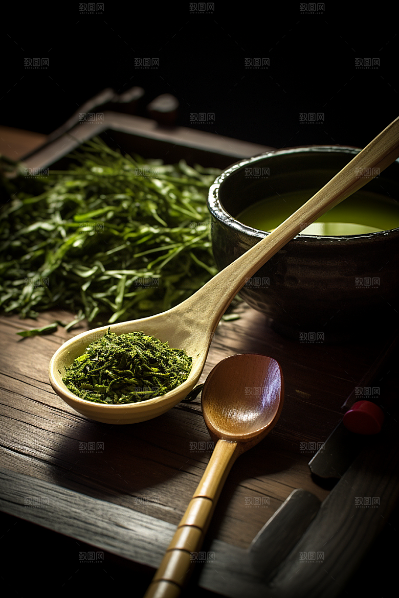 茶叶清新茶园摄影图