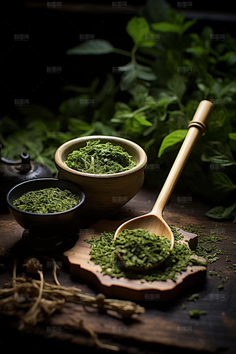 茶叶清明谷雨茶园摄影图