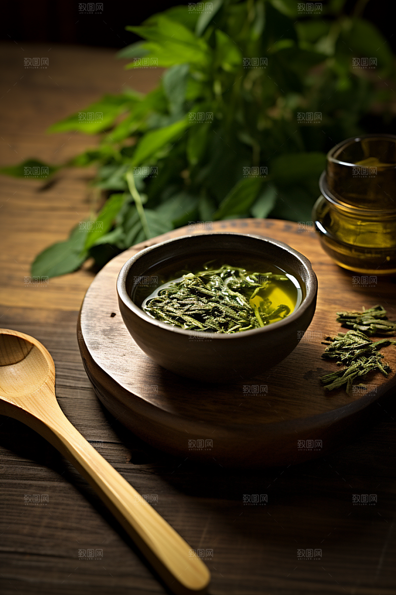 茶叶采茶清明谷雨摄影图