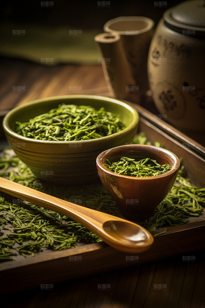 茶叶春天春季摄影图