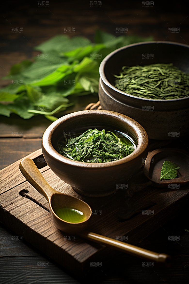 茶叶高清茶山摄影图
