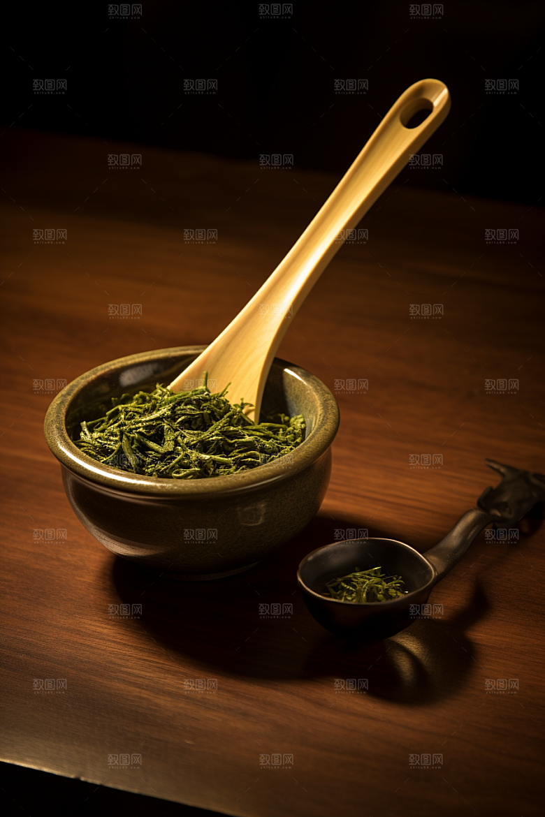 茶叶清新春天摄影图