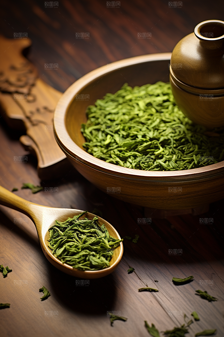 茶叶清明谷雨茶山摄影图