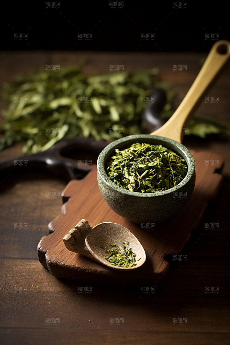 茶叶春季茶园摄影图