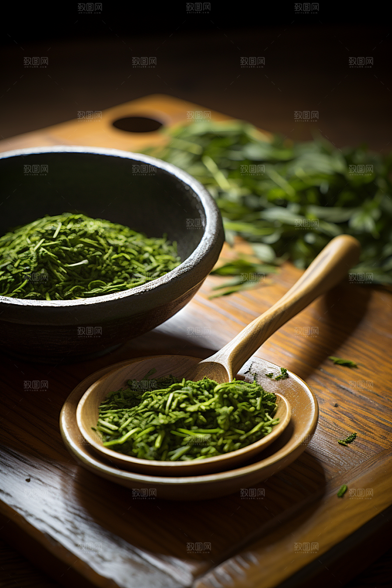 茶叶茶园春茶摄影图