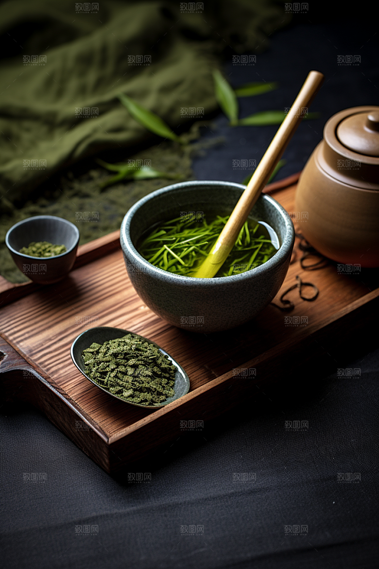 茶叶高清清明谷雨摄影图