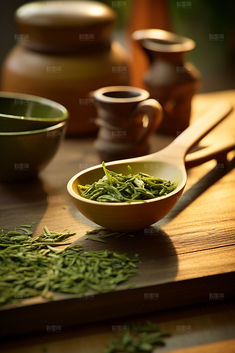 茶叶春季新茶摄影图