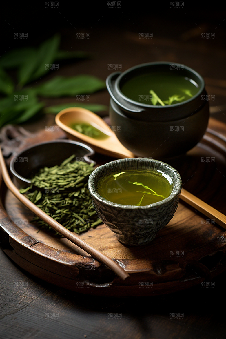 茶叶高清茶山摄影图