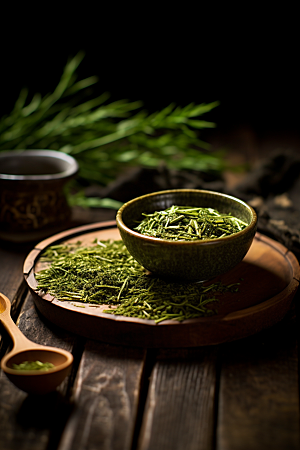 茶叶茶山雨前龙井摄影图
