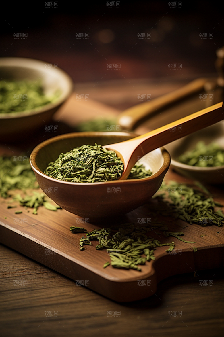 茶叶茶园采茶摄影图