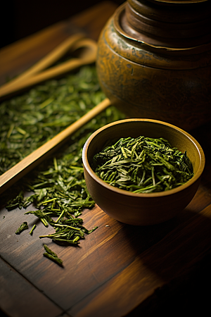 茶叶新茶清明谷雨摄影图