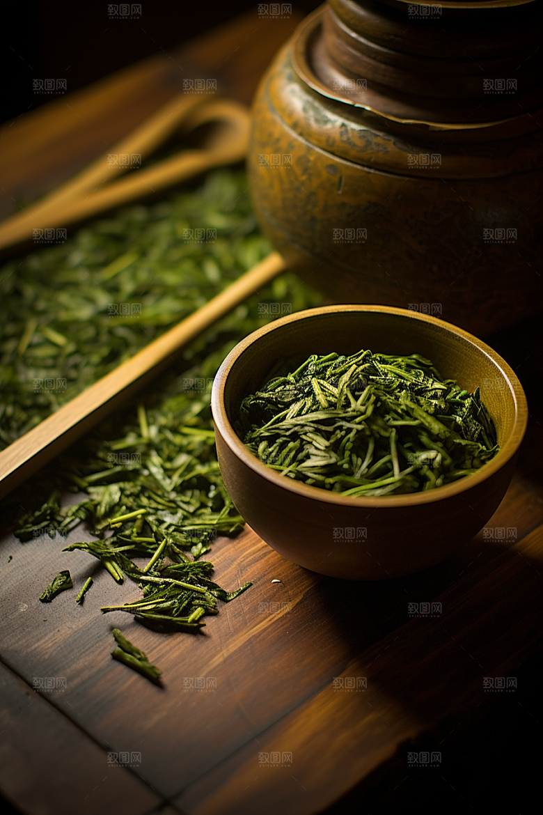 茶叶新茶清明谷雨摄影图