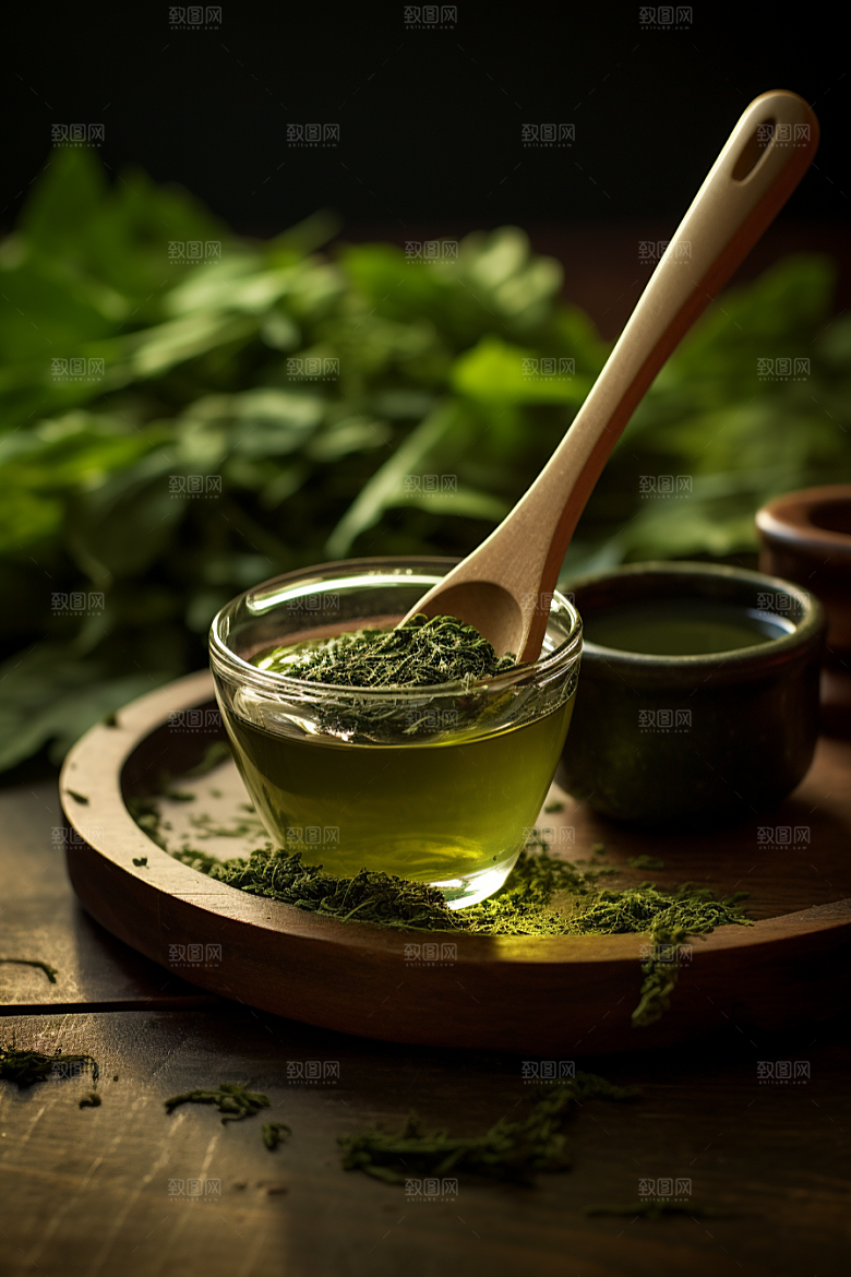 茶叶清明谷雨春茶摄影图