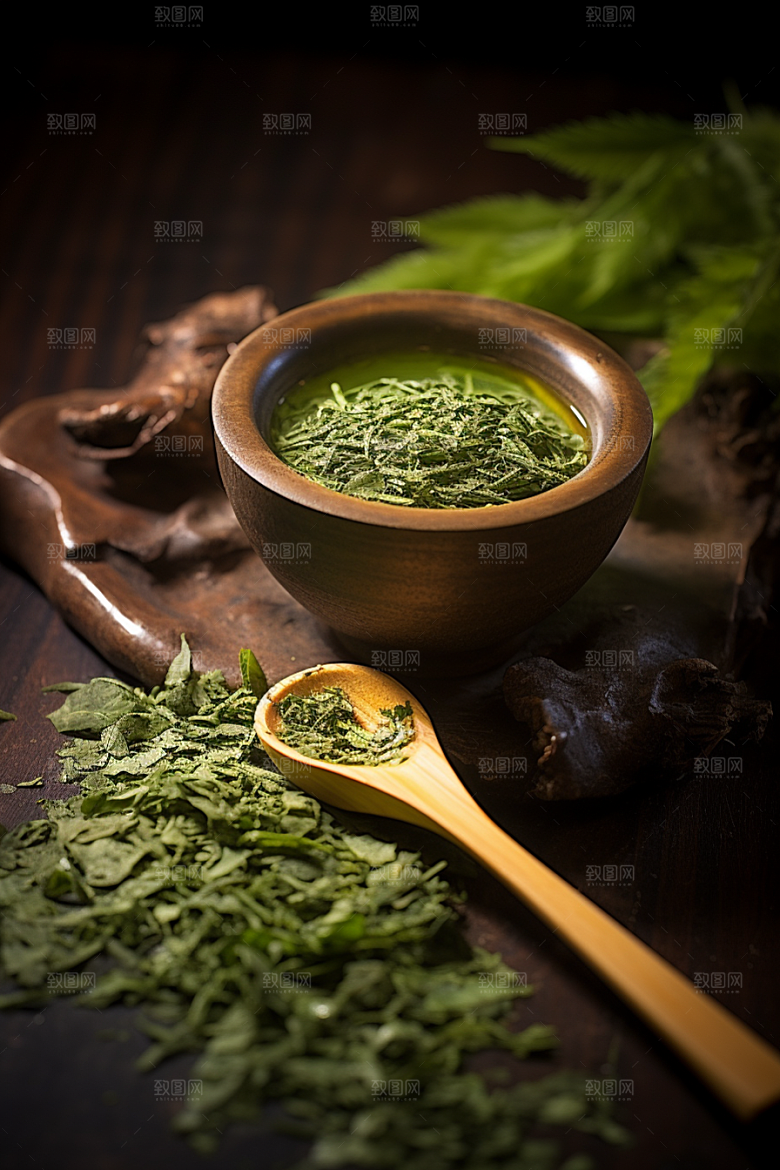 茶叶新茶自然摄影图