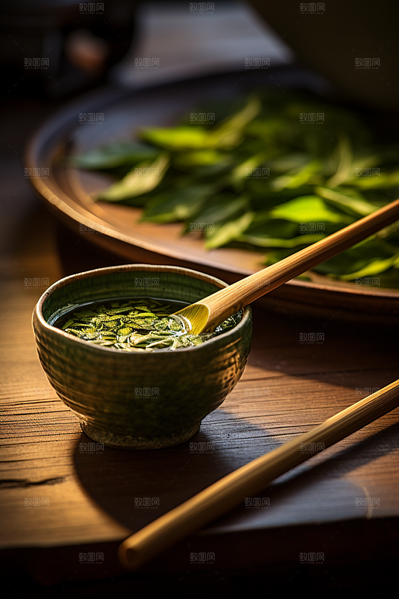 茶叶高清新茶摄影图