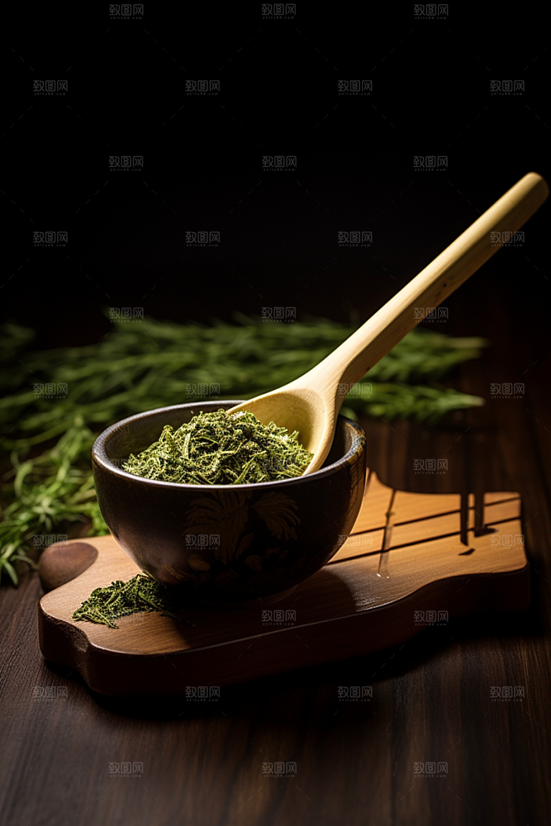 茶叶新茶自然摄影图