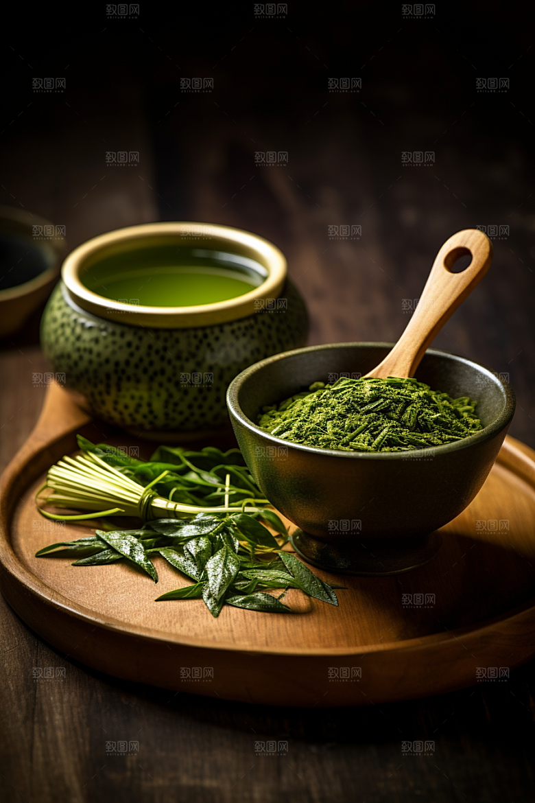 茶叶采茶茶园摄影图