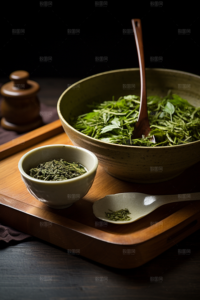茶叶茶树清明谷雨摄影图