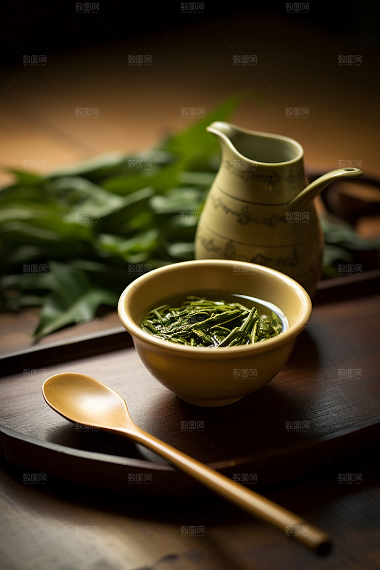 茶叶新茶清明谷雨摄影图