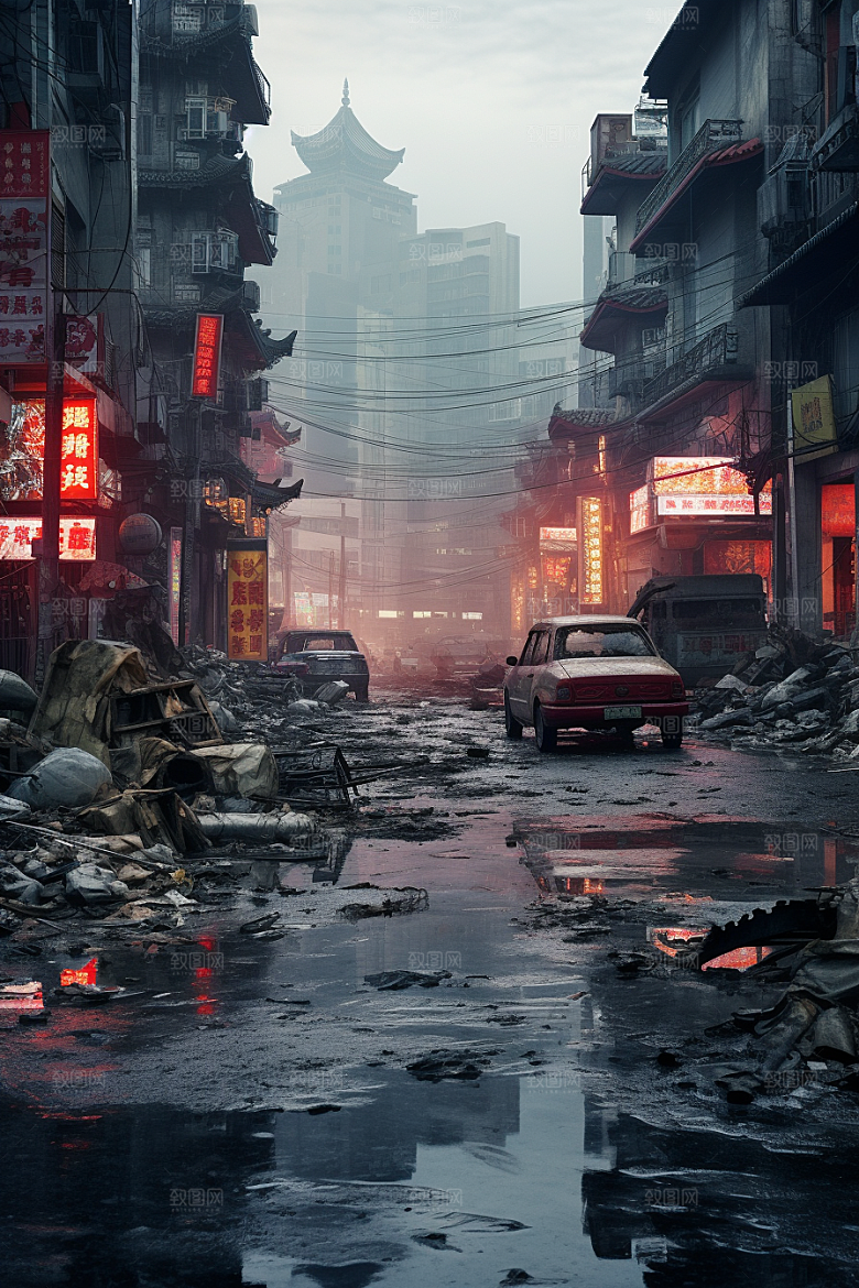 城市街景都市高清素材
