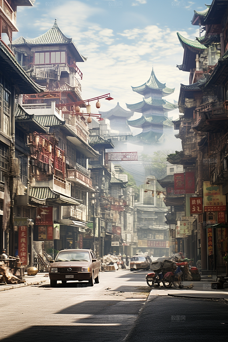 城市街景都市街市素材