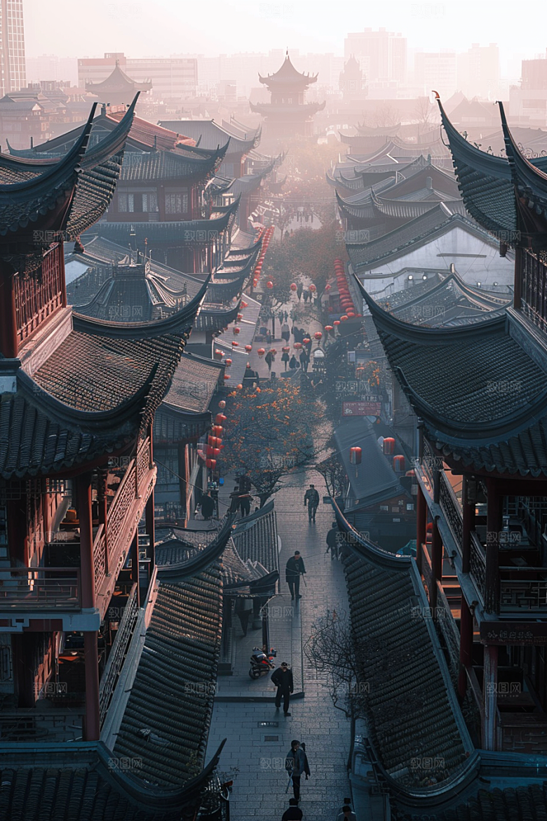 城市街景高清都市素材