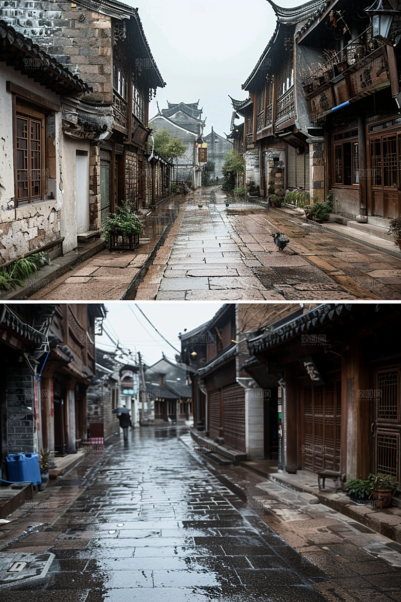 城市街景超现实建筑素材