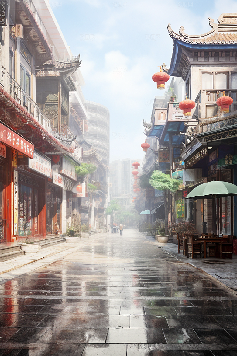 城市街景都市超现实素材
