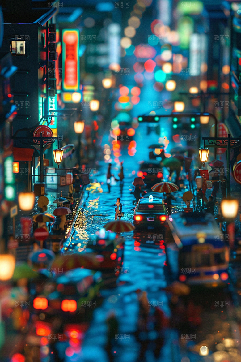 城市街景都市高清素材