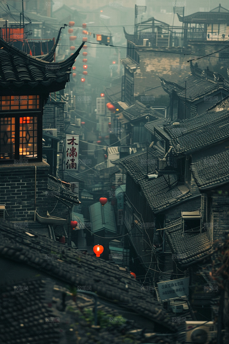 城市街景高清街道素材