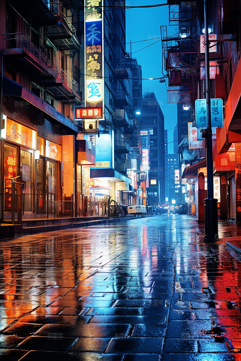 城市街景都市游戏原画素材