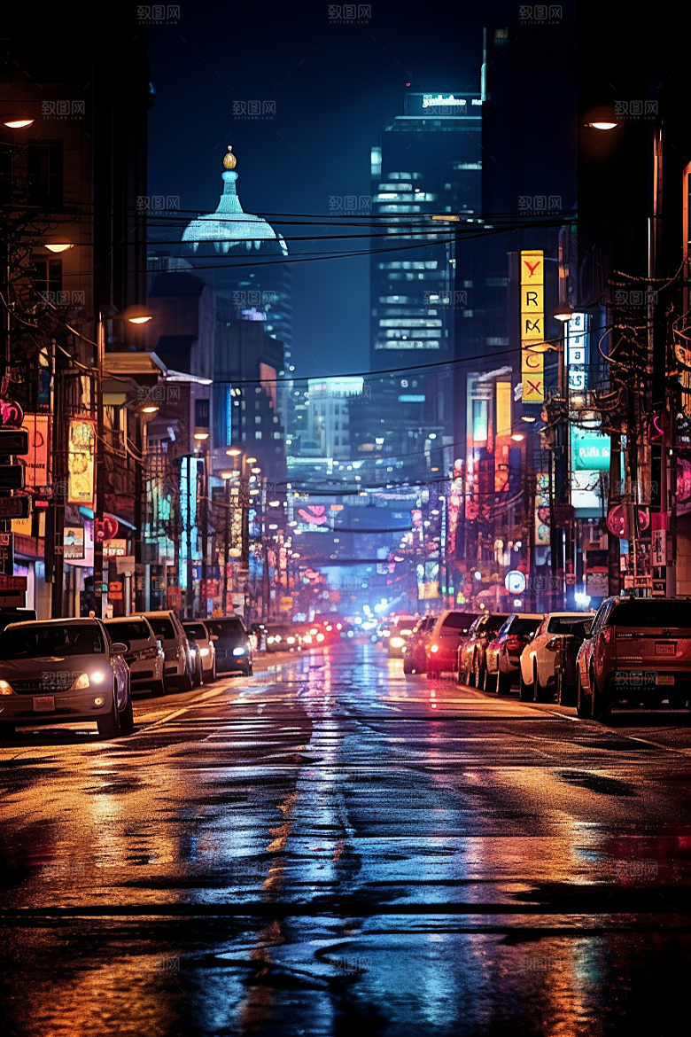 城市街景超现实建筑素材