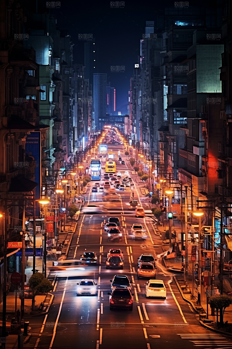 城市街景建筑街道素材