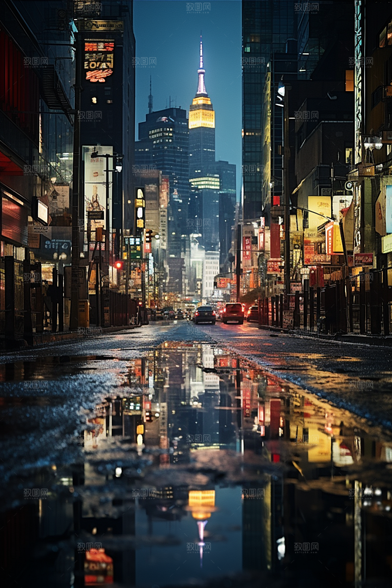 城市街景都市街市素材