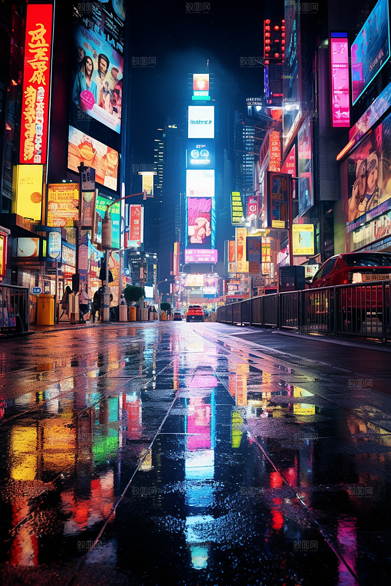 城市街景高清都市素材