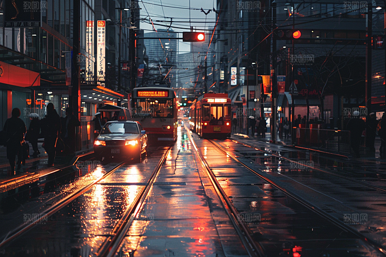 城市街景都市建筑素材