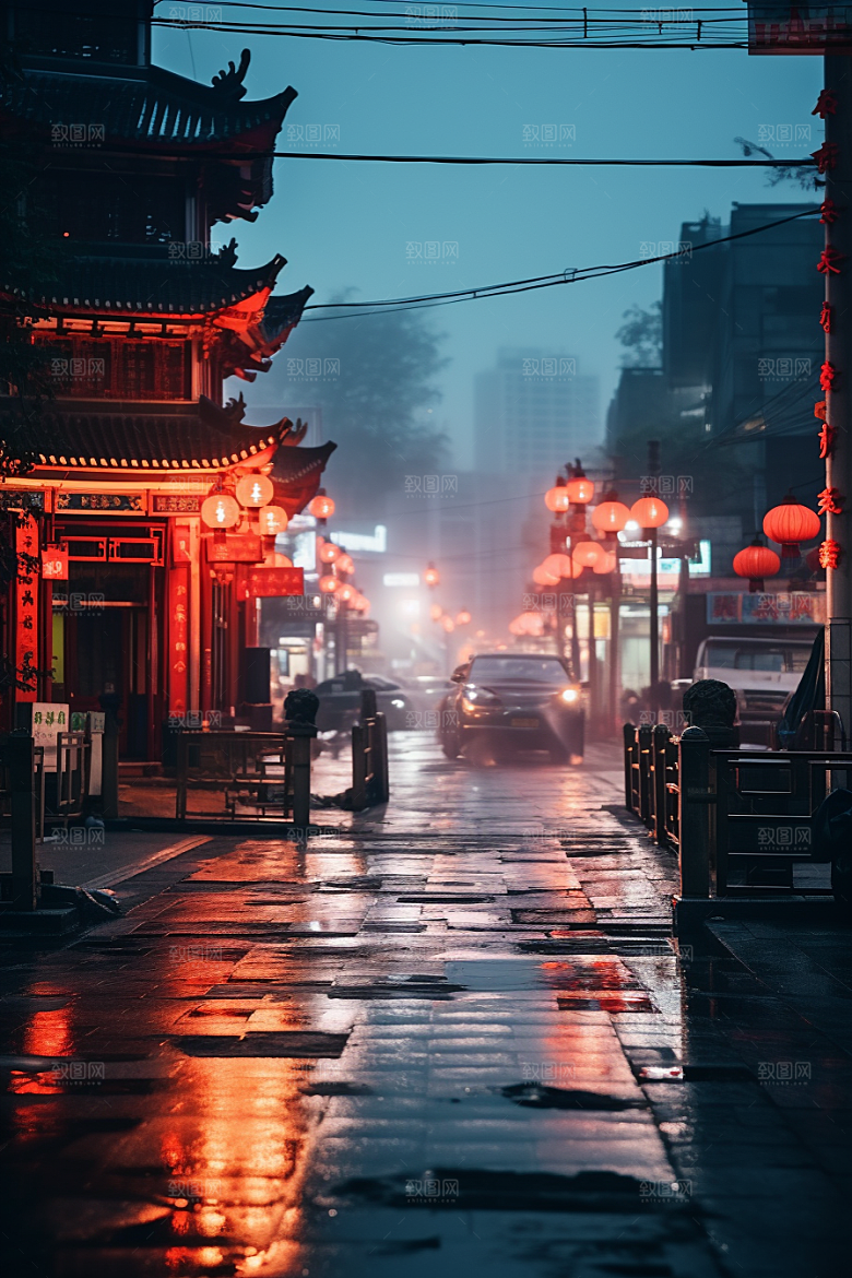 城市街景都市高清素材