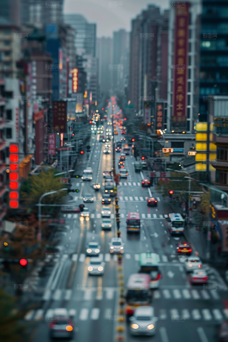 城市街景建筑氛围素材