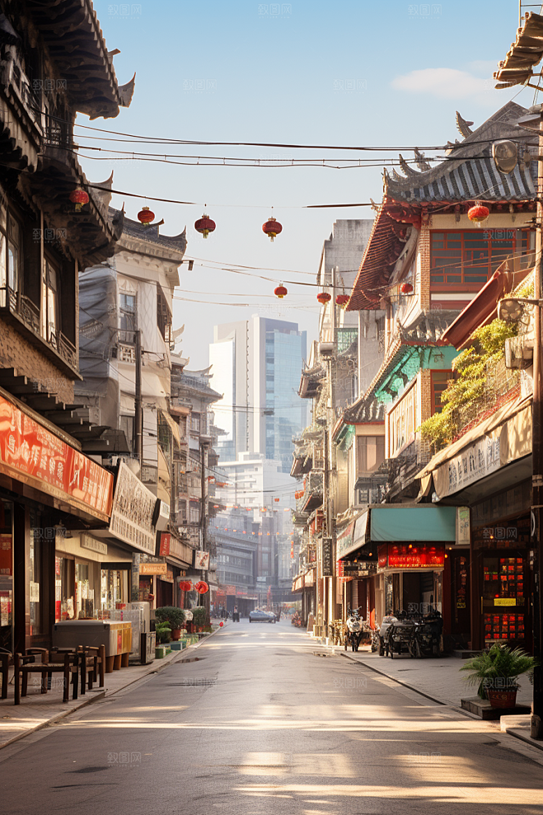 城市街景街道超现实素材