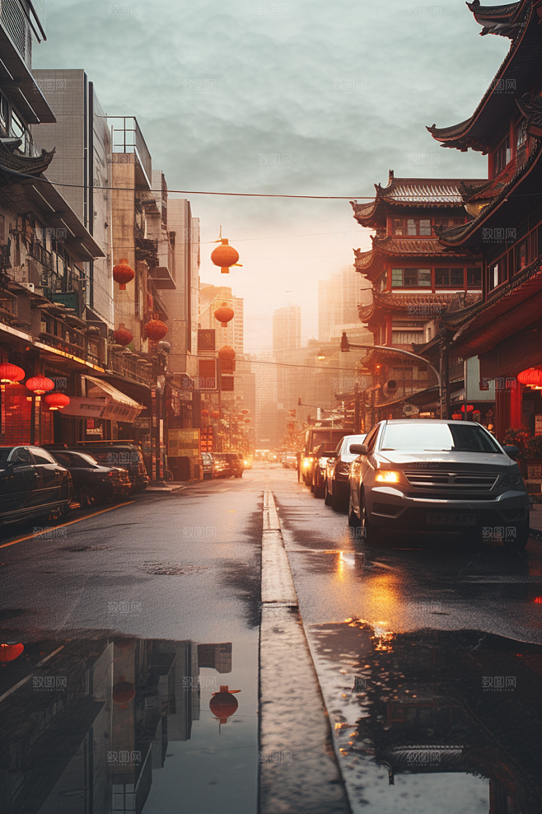 城市街景高清街市素材