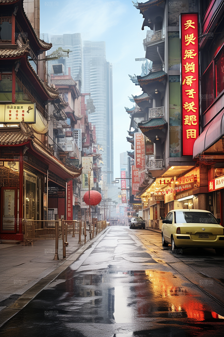 城市街景都市游戏原画素材