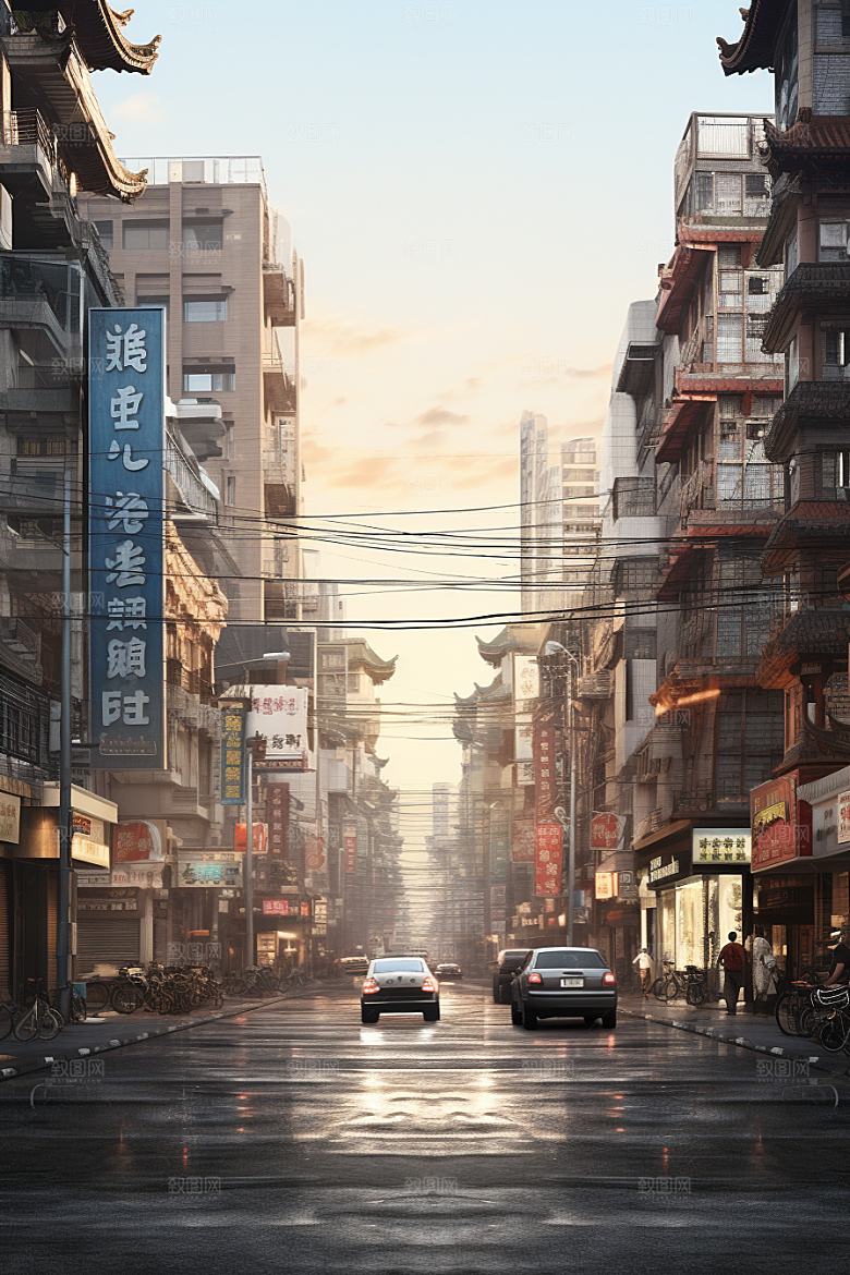 城市街景街市都市素材