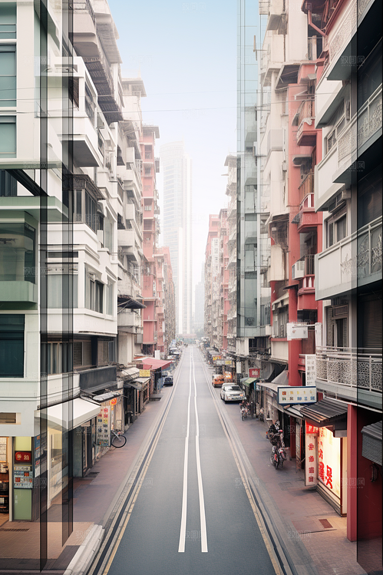 城市街景高清赛博朋克素材
