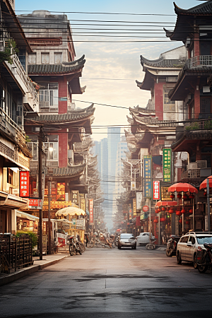 城市街景都市赛博朋克素材