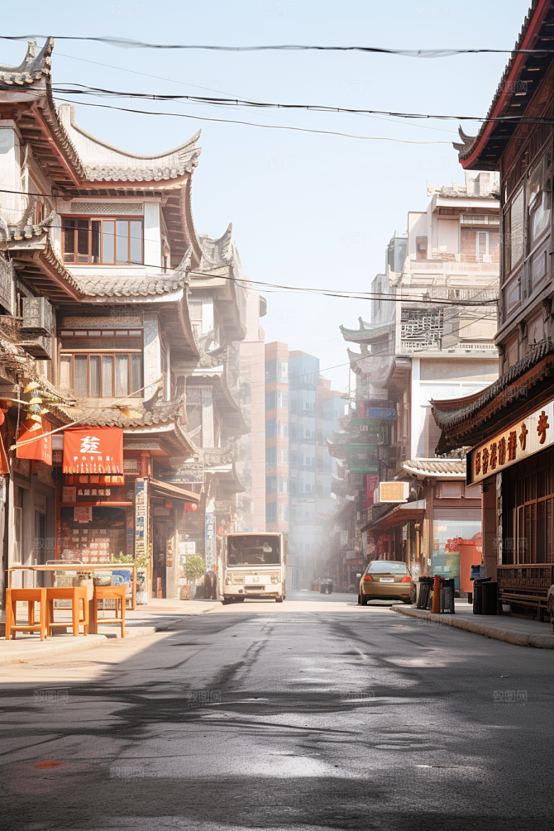 城市街景都市高清素材