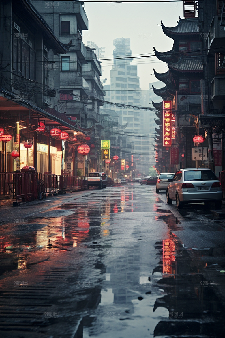 城市街景街市超现实素材